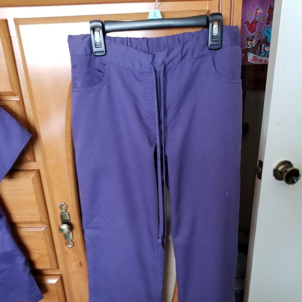 Grey's Anatomy purple scrub pants sz XS